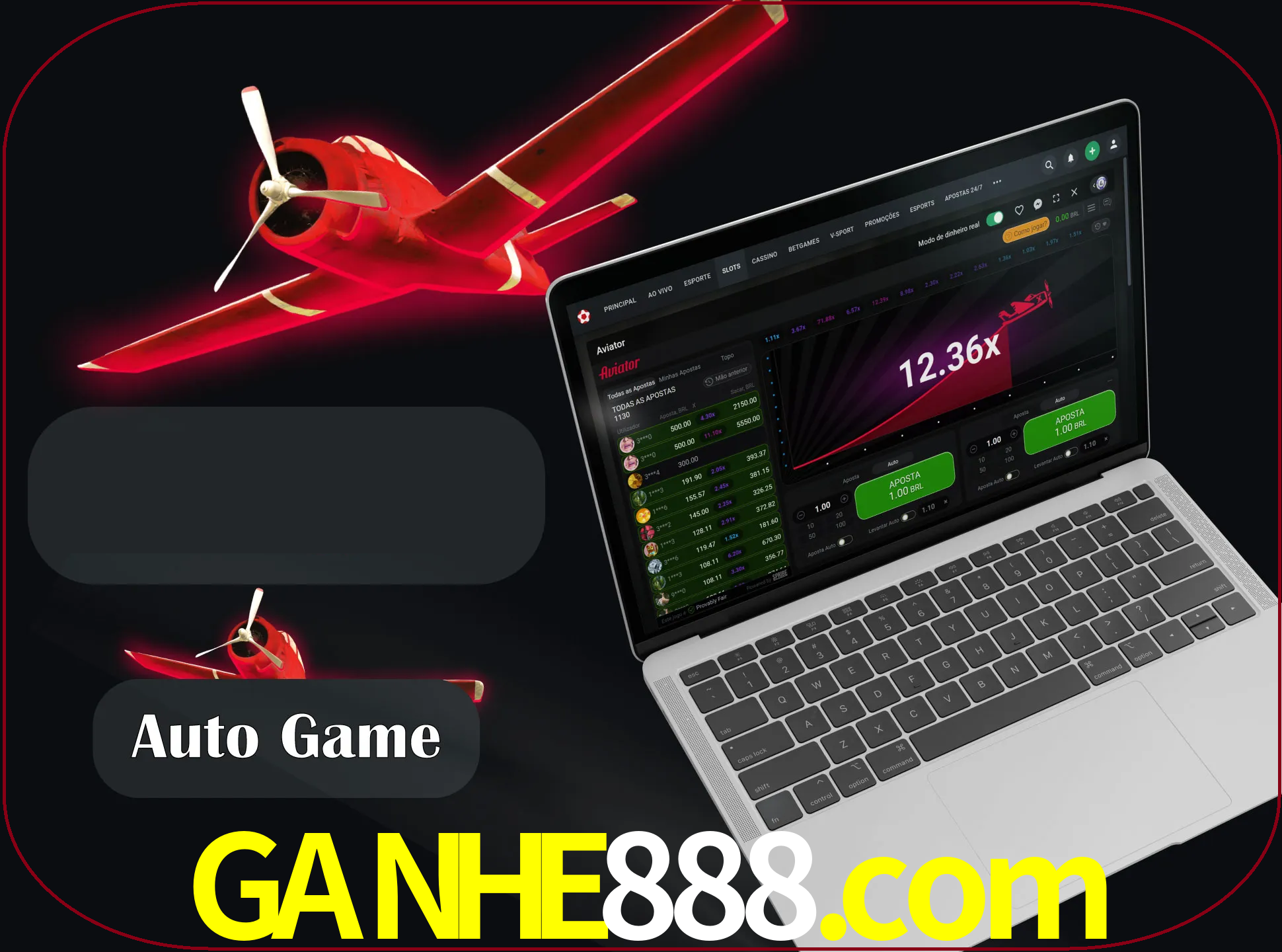 No modo automático, os jogos apostam e sacam seu dinheiro automaticamente.