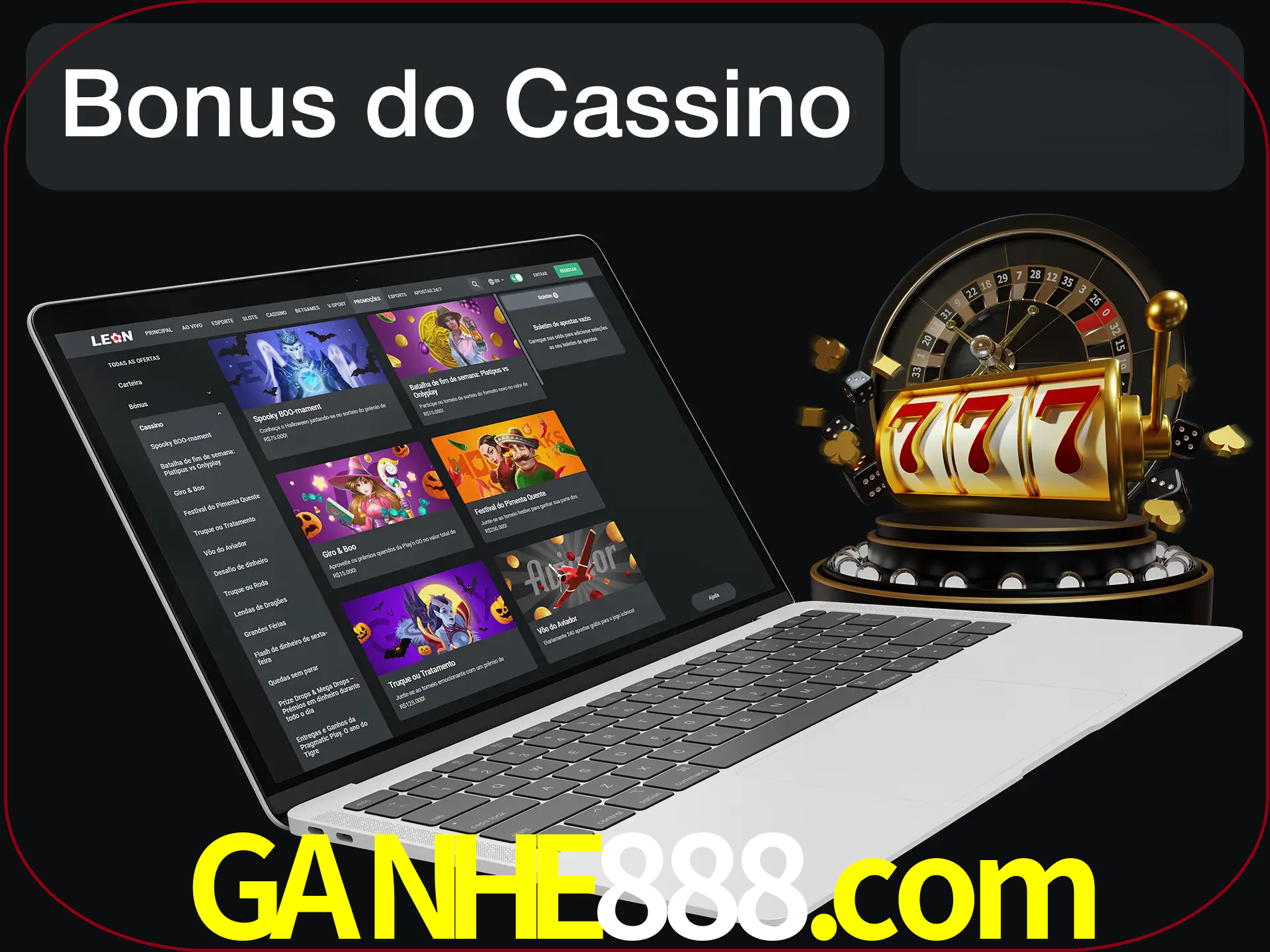 Use o bônus do cassino para começar melhor.