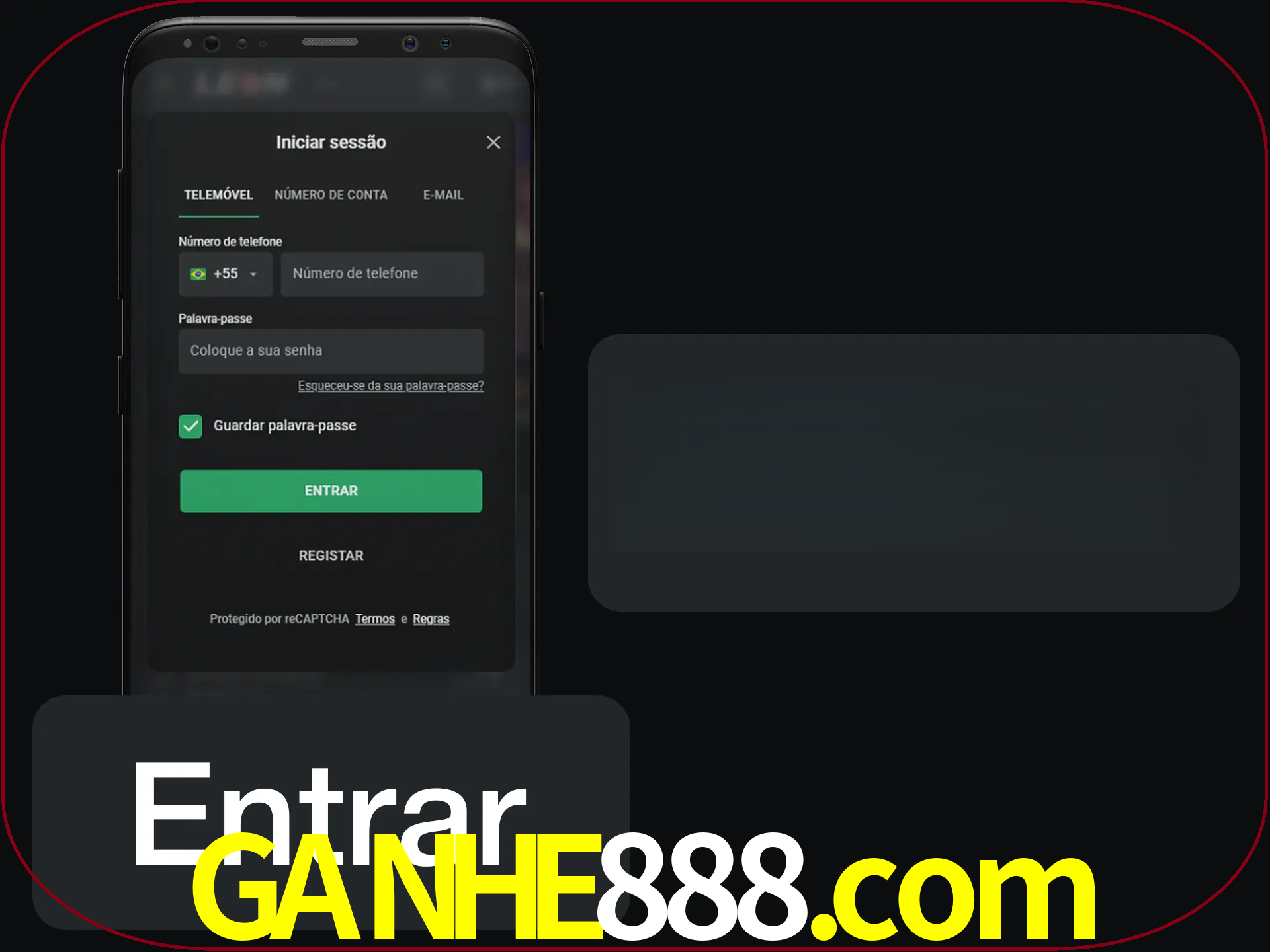 Faça o login para começar a apostar e jogar no cassino.
