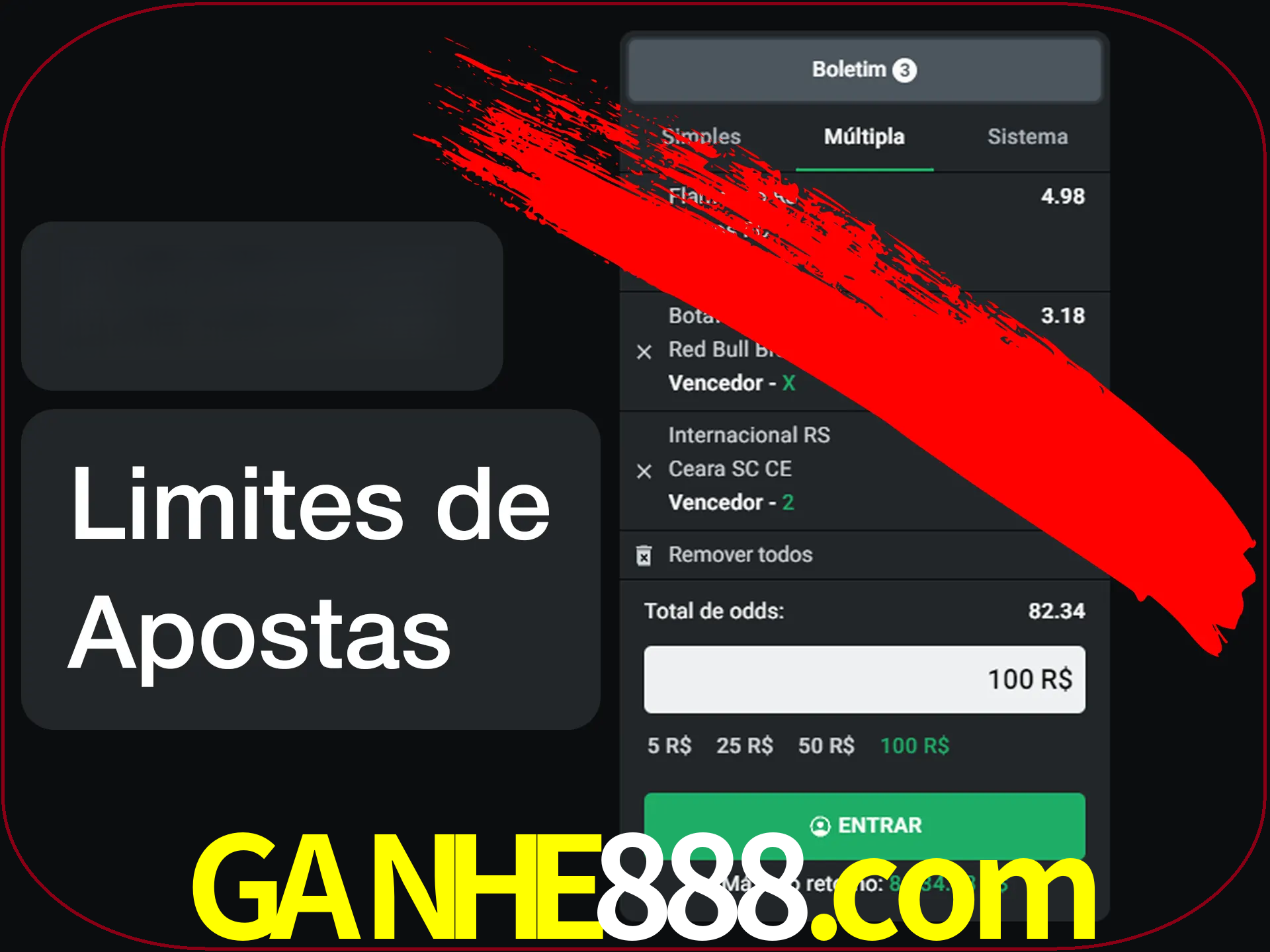 Não faça apostas loucas.